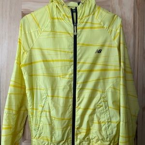 New balance windbreaker yellow jacket